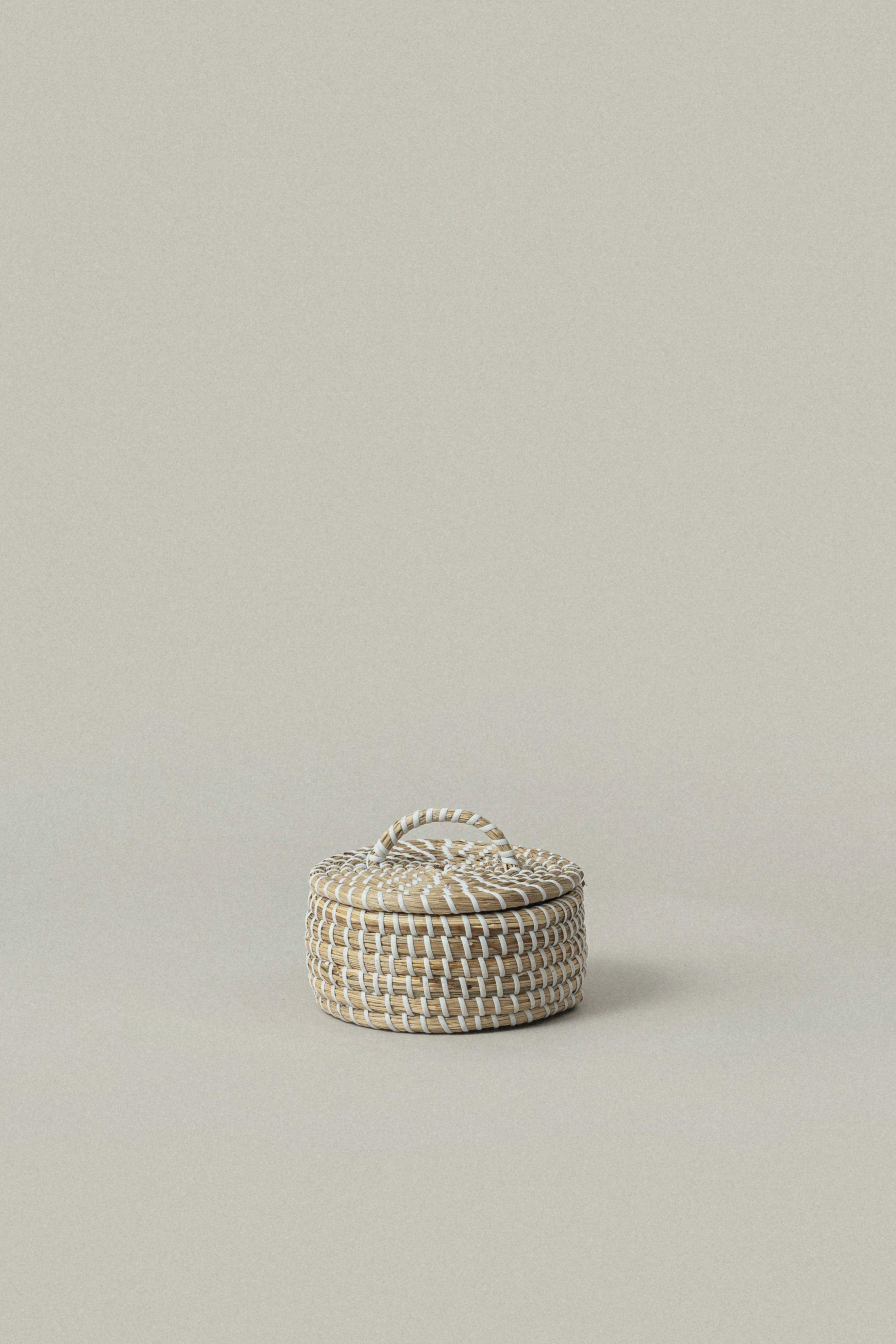 Medina Seagrass Woven Canister - Medina Seagrass Woven Canister