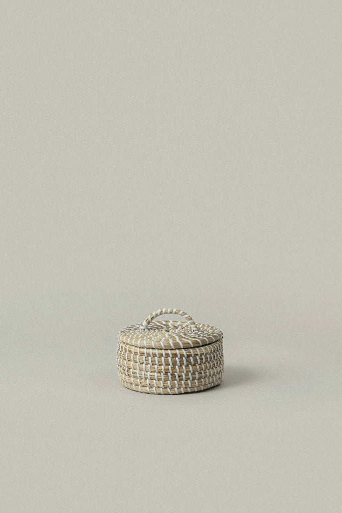 Medina Seagrass Woven Canister - Medina Seagrass Woven Canister
