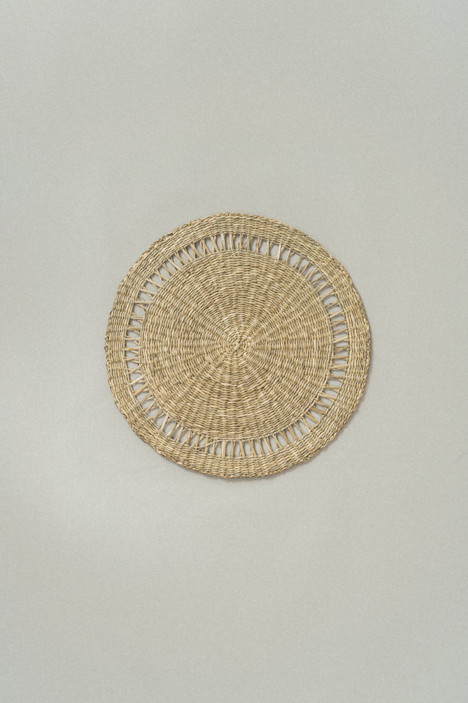 Raya Woven Seagrass Placemats (Set of 2) - Raya Woven Seagrass Placemats (Set of 2)
