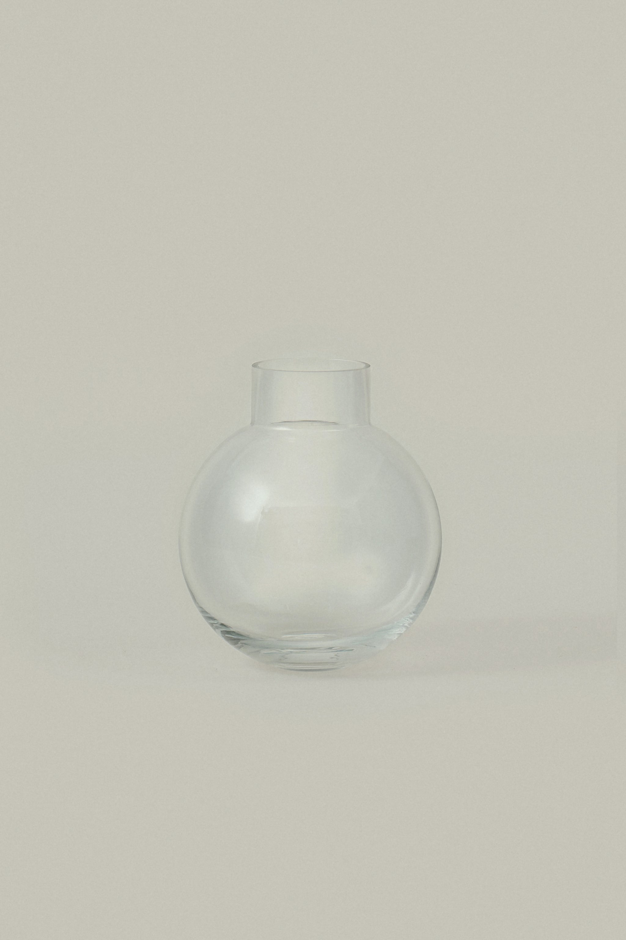 Ball Glass Vase - clear