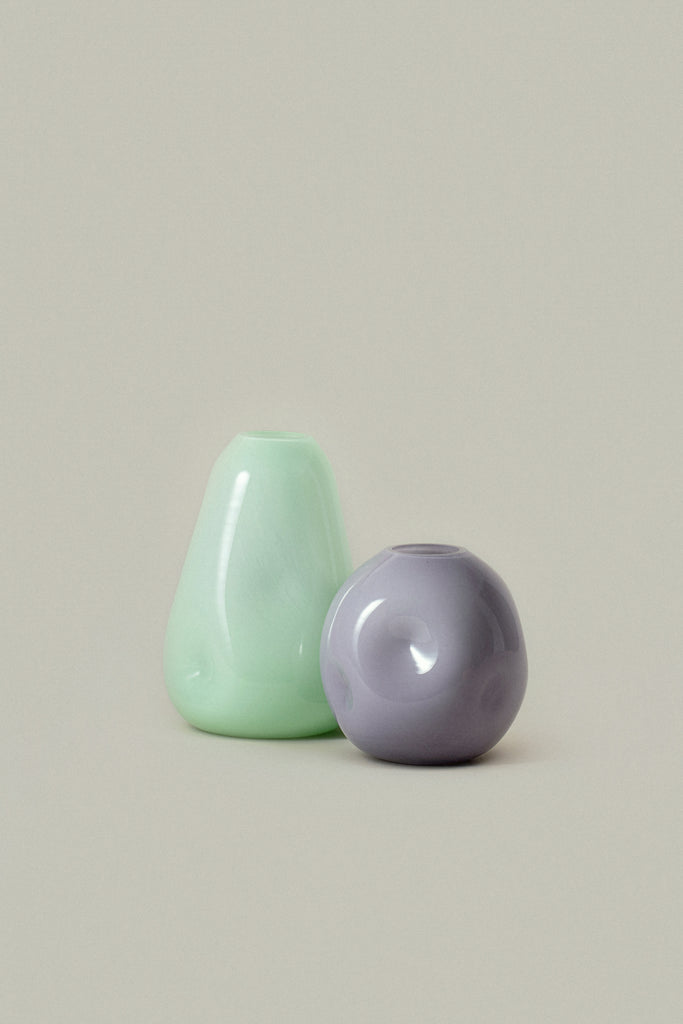 Short Cloud Glass Vase - Short Cloud Glass Vase