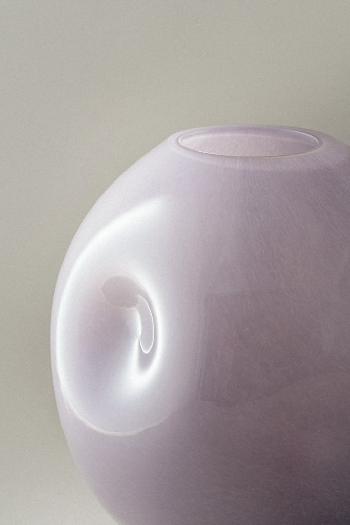 Short Cloud Glass Vase - Short Cloud Glass Vase