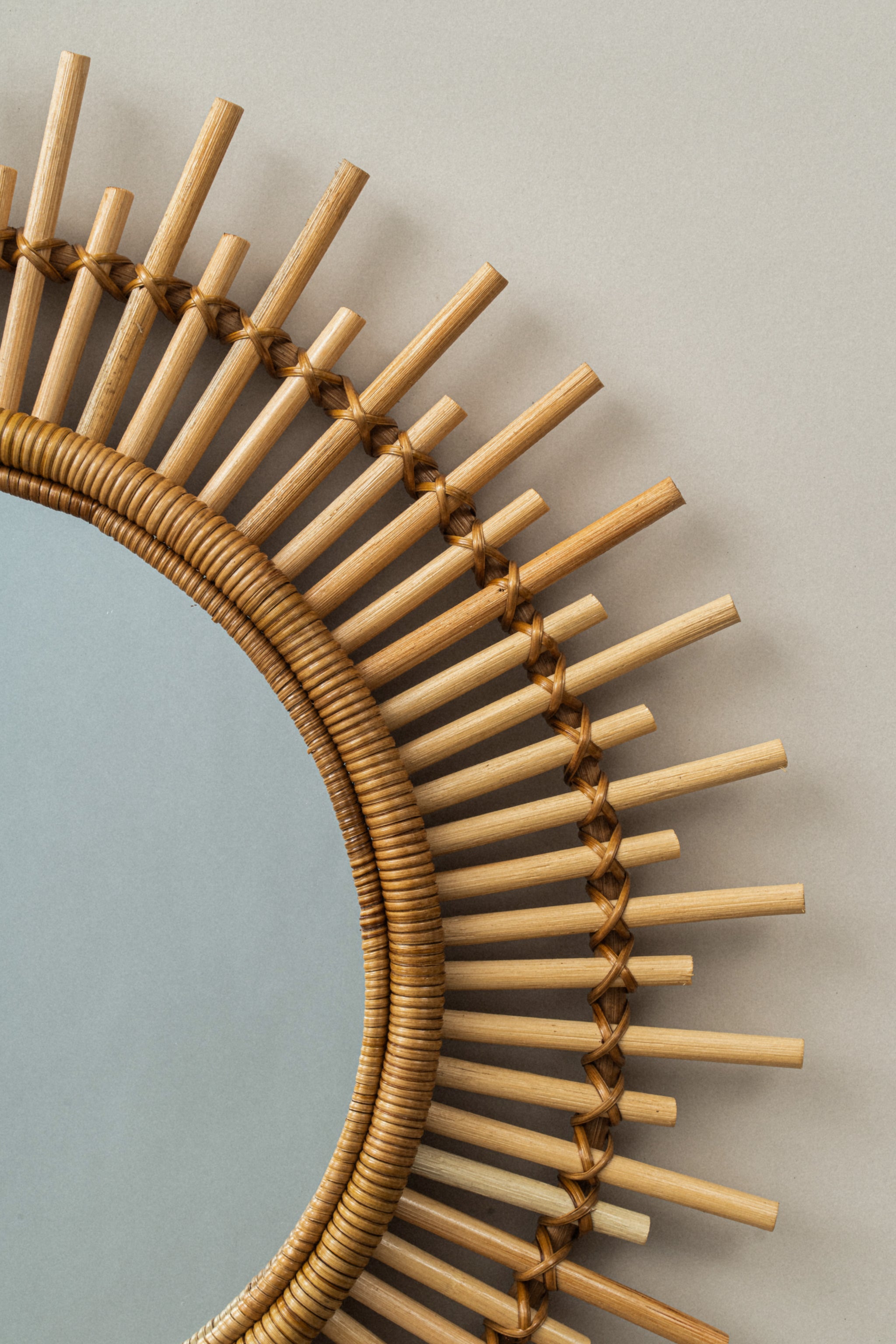 Sol Rattan Wall Mirror - Sol Rattan Wall Mirror