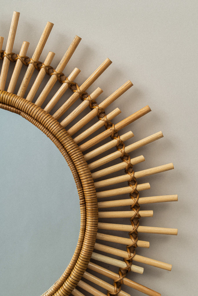 Sol Rattan Wall Mirror - Sol Rattan Wall Mirror