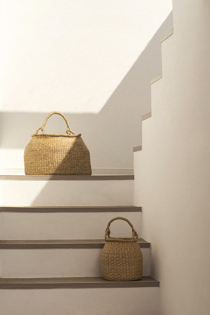 Satna Floor Seagrass Basket - Satna Floor Seagrass Basket