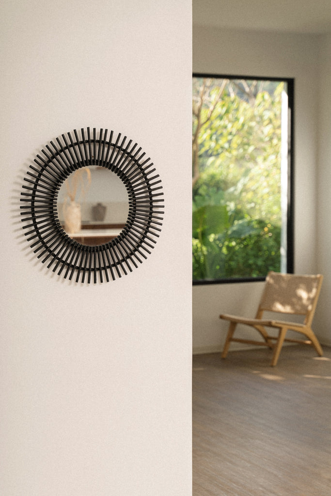 Luna Rattan Wall Mirror - Luna Rattan Wall Mirror
