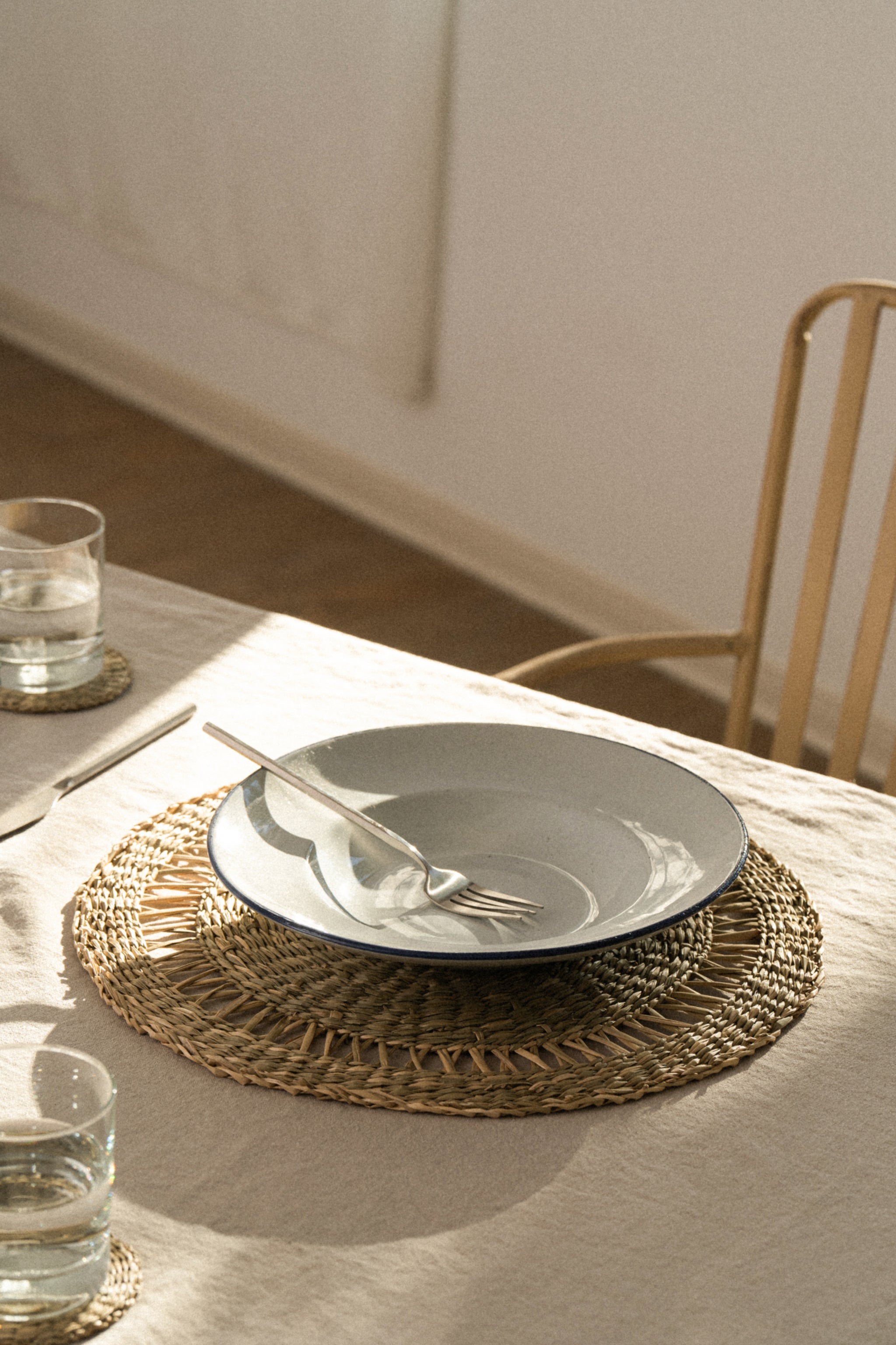 Raya Woven Seagrass Placemats (Set of 2) - featured