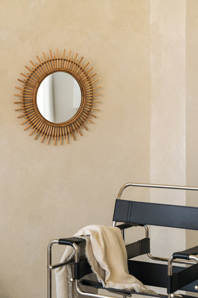 Sol Rattan Wall Mirror - Sol Rattan Wall Mirror