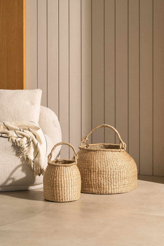 Satna Floor Seagrass Basket - Satna Floor Seagrass Basket