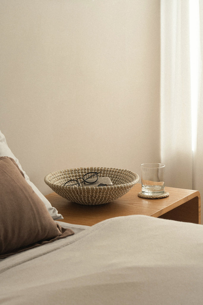 Small Medina Round Seagrass Bowl - Small Medina Round Seagrass Bowl