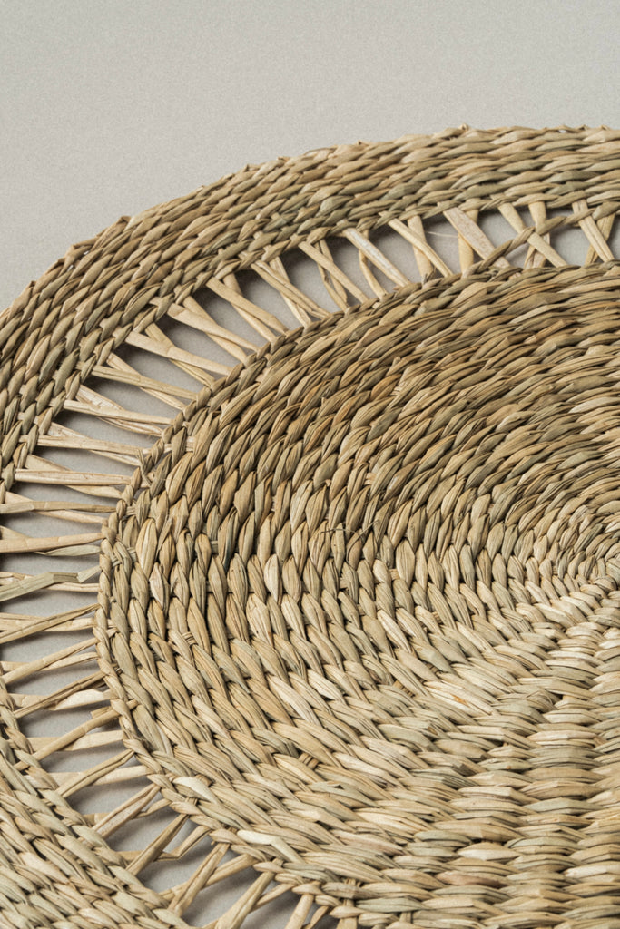 Raya Woven Seagrass Placemats (Set of 2) - Raya Woven Seagrass Placemats (Set of 2)